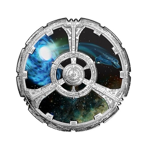 Star Trek Deep Space Nine stříbrná mince 2018