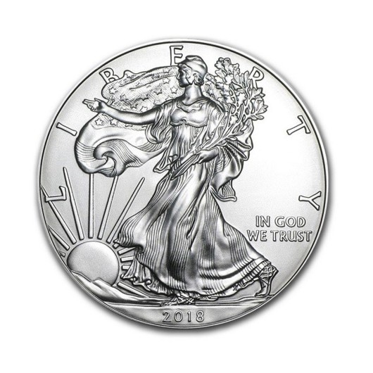 Americký orel 2018 stříbrná mince 1 oz
