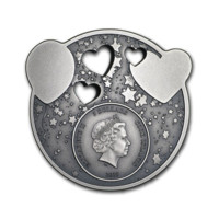 Ukolébavka pro malou princeznu stříbrná mince 1 oz