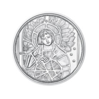 Uriel – anděl božího světla stříbrná mince v dárkovém blisteru