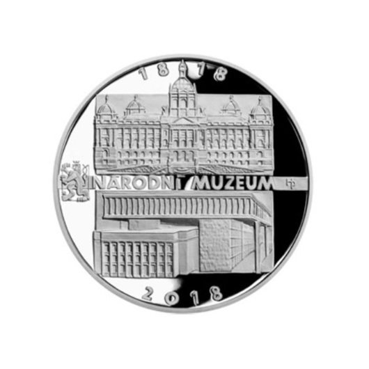 200. výročí založení Národního muzea stříbrná mince Proof