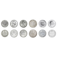 Sada stříbrných mincí 1. světová válka