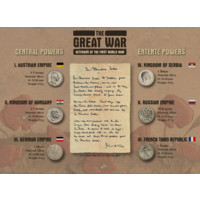 Sada stříbrných mincí 1. světová válka