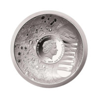 50. výročí přistání na Měsíci stříbrná mince 50 g Proof