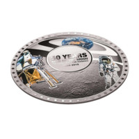 50. výročí přistání na Měsíci stříbrná mince 50 g Proof