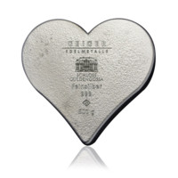 Stříbrné srdce - dárkový slitek 500 g