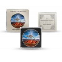 Australský klokan - Ayers Rock stříbrná mince 1 oz
