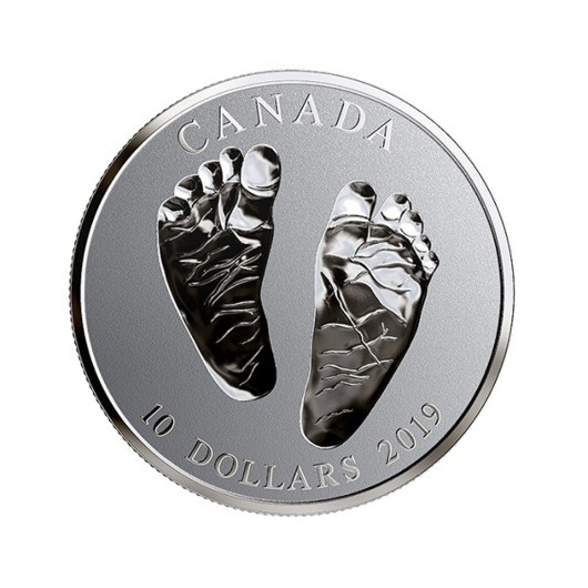 Vítej na světě v roce 2019! stříbrná pamětní mince