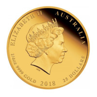 65. výročí korunovace Alžběty II. zlatá mince proof 1\/4 oz