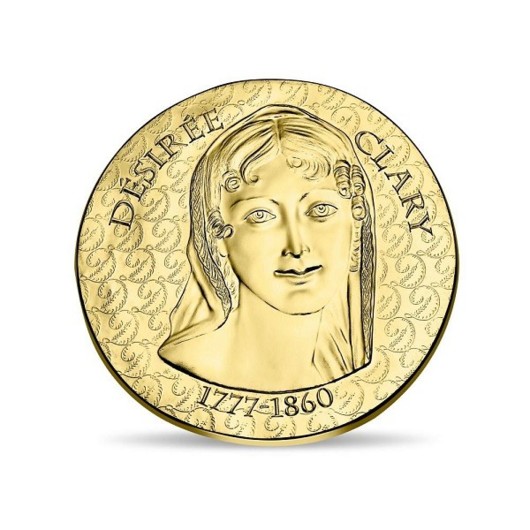 Královna Desidérie zlatá mince 1\/4 oz Proof