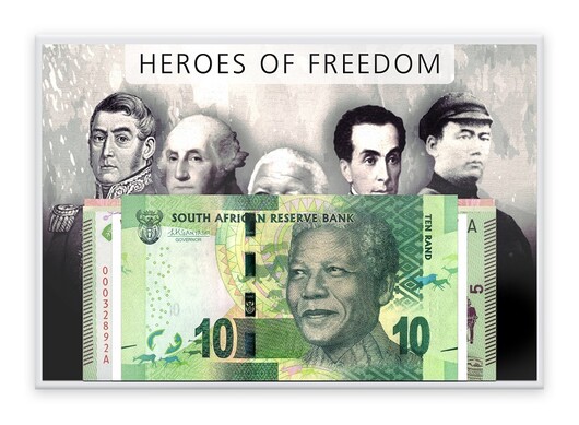 Hrdinové svobody sada bankovek