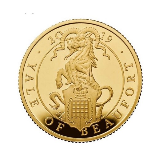 Yale z Beaufortu zlatá mince proof 1\/4 oz