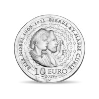 Marie Curie - Sklodowská stříbrná mince proof