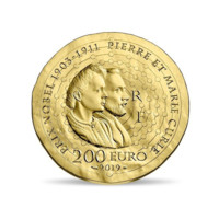 Marie Curie - Sklodowská zlatá mince 1 oz Proof