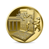 30 let pádu Berlínské zdi zlatá mince Proof 1\/4 oz