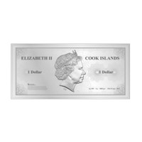 Skyline Dollar série - Panorama Singapuru ve stříbře