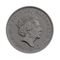 Britannia zušlechtěná 4 kovy stříbrná mince 1 oz