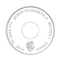 Koblížek Homera Simpsona stříbrná mince 1 oz Proof