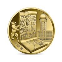 30 let pádu Berlínské zdi zlatá mince Proof 0,50 g