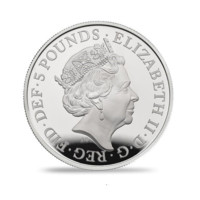 250 let britské Královské akademie umění stříbrná mince Proof