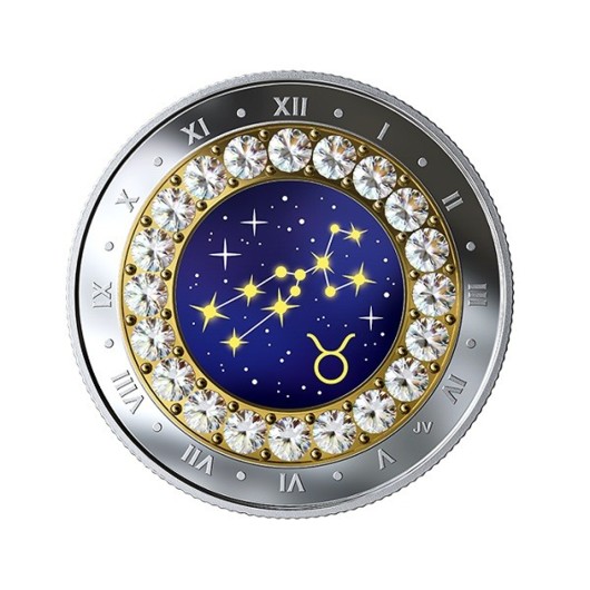Znamení Býka 2019 stříbrná mince proof