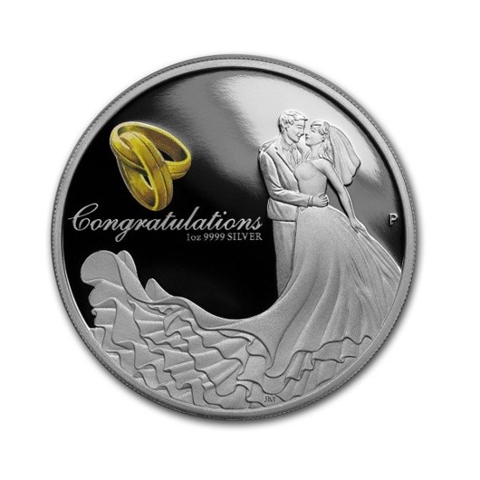 Kolekce - Gratulace ke svatbě 2018 stříbrná mince Proof