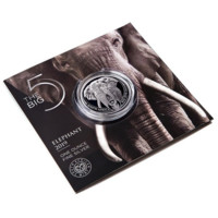 Big Five Elephant stříbrná mince 1 oz