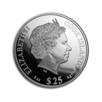 Stříbrná mince rok krysy 5 oz revers