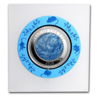 Stříbrná mince rok krysy 5 oz avers ornament