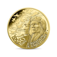 Antoine de Saint-Exupéry zlatá mince 1/4 oz proof