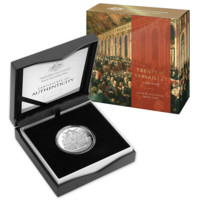 100 let Versailleské mírové smlouvy stříbrná mince 1 oz Proof